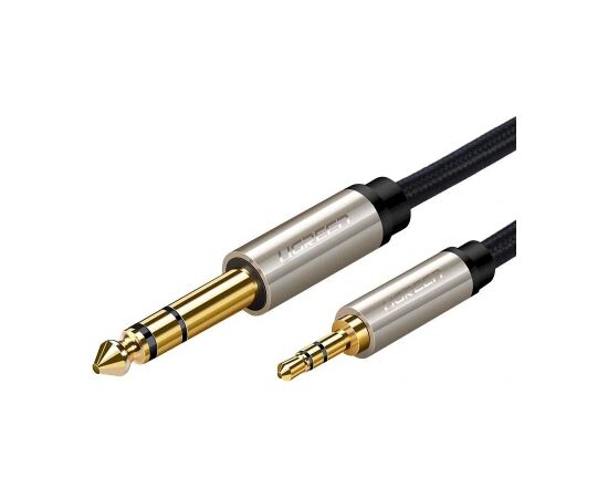 UGREEN 10629 AV127 Audio kabelis 3.5mm uz 6.3mm TRS 3m / pelēks Jaunumi - Audio-Video