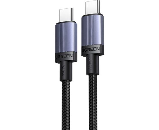 UGREEN 65831 Кабель USB-C - USB-C 0,5 m / чёрно-серый Дата USB-кабели