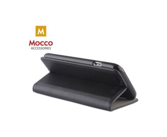 Mocco Smart Magnet Book Case Grāmatveida Maks Telefonam Apple iPhone 5 / 5S / SE Melns Neoriģinālie Maciņi