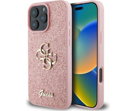 Guess GUHCP16XHG4SGP Aizmugurējais Apvalks Priekš Apple iPhone 16 Pro Max Neoriģinālie Maciņi
