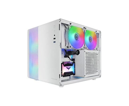 Mars Gaming MC400W Datora korpuss mATX / balts Datoru korpusi