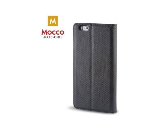 Mocco Smart Magnet Book Case Grāmatveida Maks Telefonam Samsung Galaxy S21 FE 5G Melns Neoriģinālie Maciņi