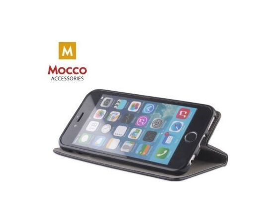 Mocco Smart Magnet Book Case Grāmatveida Maks Telefonam Samsung Galaxy S21 FE 5G Melns Neoriģinālie Maciņi