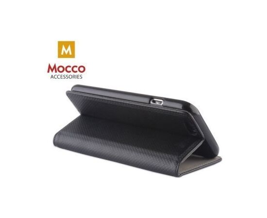 Mocco Smart Magnet Book Case Grāmatveida Maks Telefonam Samsung Galaxy S21 FE 5G Melns Neoriģinālie Maciņi