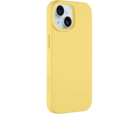 Tactical MagForce Velvet Smoothie Cover Aizsargapvalks priekš Apple iPhone 15 / dzeltens Neoriģinālie Maciņi