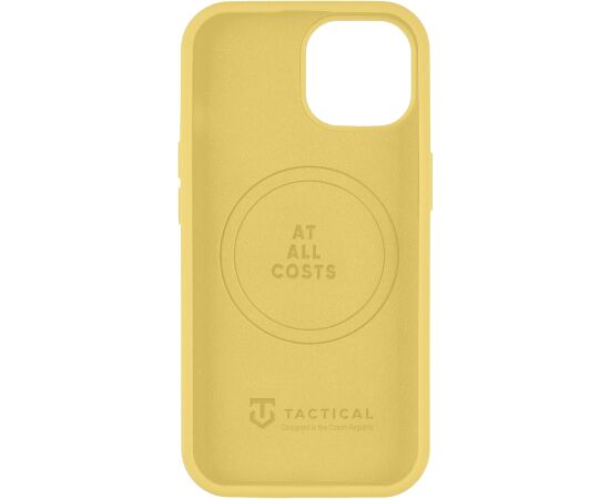 Tactical MagForce Velvet Smoothie Cover Aizsargapvalks priekš Apple iPhone 15 / dzeltens Neoriģinālie Maciņi