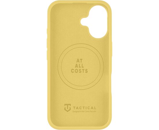 Tactical MagForce Velvet Smoothie Cover Aizsargapvalks priekš Apple iPhone 16 / dzeltens Neoriģinālie Maciņi