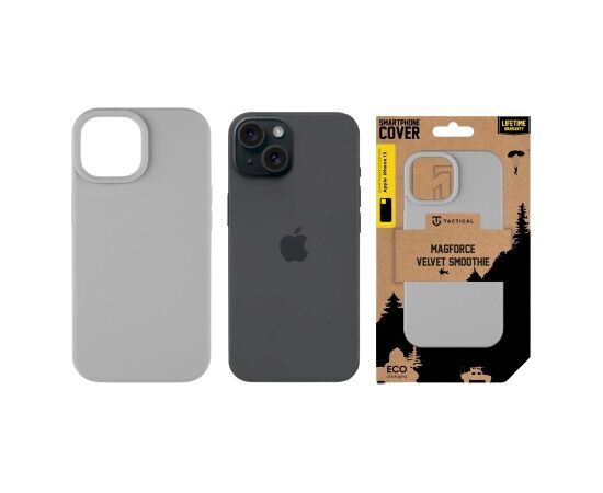 Tactical MagForce Velvet Smoothie Cover Aizsargapvalks priekš Apple iPhone 15 / miglains Neoriģinālie Maciņi