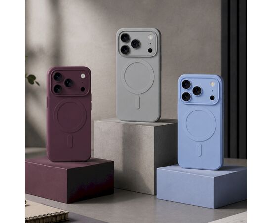 Mocco Simple Color MagSafe Case Aizsargapvalks Priekš Apple iPhone 17 Pro Max / 18 Pro Max Dark cherry Neoriģinālie Maciņi