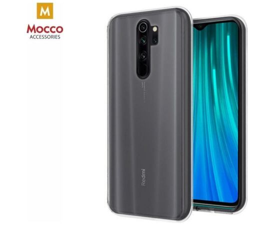 Mocco Ultra Back Case 0.3 mm Aizmugurējais Silikona Apvalks Xiaomi Redmi Note 8 Pro Caurspīdīgs Neoriģinālie Maciņi
