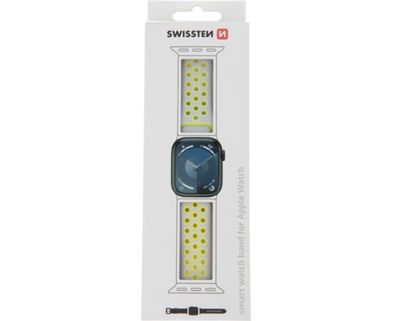 Swissten Sport Силиконовый Pемешок для Apple Watch 38 / 40 mm Smart pūlksteņu aksesuāri