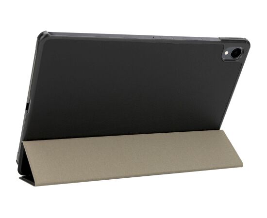 Tactical Book Tri Fold Case Planšetdatoru maciņš priekš Samsung Galaxy TAB S11 / melns Maki Planšetdatoriem