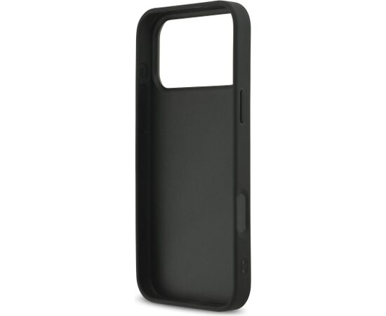 Karl Lagerfeld Fixed Glitter Metal Ikonik Case Aizsargapvalks priekš Apple iPhone 17 Pro Max Neoriģinālie Maciņi