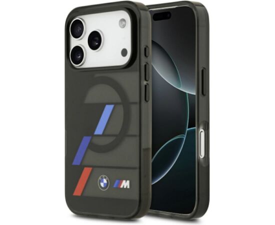 BMW M IML Metal Buttons Tricolor Lines MagSafe Case Aizsargapvalks priekš Apple iPhone 17 Pro Max Neoriģinālie Maciņi