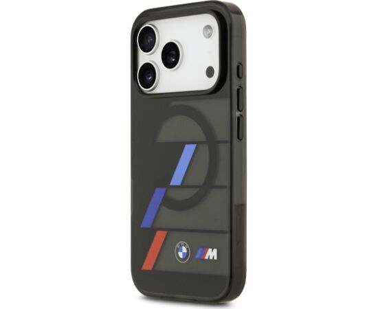 BMW M IML Metal Buttons Tricolor Lines MagSafe Case Aizsargapvalks priekš Apple iPhone 17 Pro Max Neoriģinālie Maciņi