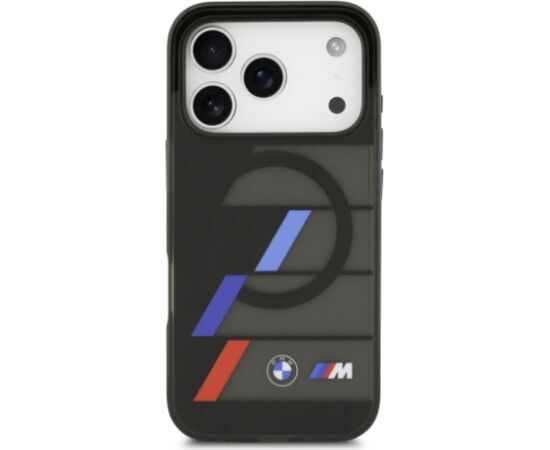 BMW M IML Metal Buttons Tricolor Lines MagSafe Case Aizsargapvalks priekš Apple iPhone 17 Pro Max Neoriģinālie Maciņi