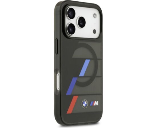 BMW M IML Metal Buttons Tricolor Lines MagSafe Case Aizsargapvalks priekš Apple iPhone 17 Pro Max Neoriģinālie Maciņi