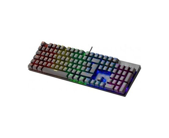 Mars Gaming MK422RUS Spēļu Mehāniska Tastatūra RGB / Red Switch / US Klaviatūras