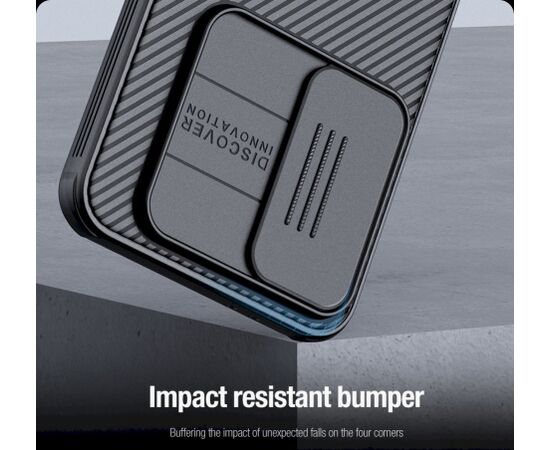 Nillkin CamShield PRO Hard Case Aizsargapvalks priekš Samsung Galaxy S24 FE / melns Neoriģinālie Maciņi