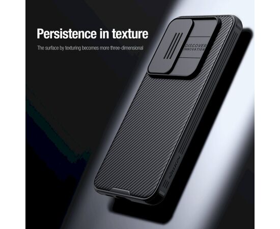 Nillkin CamShield PRO Hard Case Aizsargapvalks priekš Samsung Galaxy S24 FE / melns Neoriģinālie Maciņi