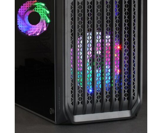 Mars Gaming MC-S2 Datora korpuss mATX / FRGB / Window / MESH Datoru korpusi