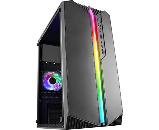 Mars Gaming MC-S1 Datora korpuss mATX / ARGB / Window Datoru korpusi