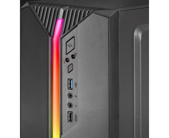 Mars Gaming MC-S1 Datora korpuss mATX / ARGB / Window Datoru korpusi