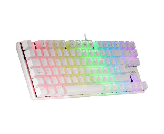 Mars Gaming  MK80 Spēļu Mehāniskā Tastatūra RGB / Brown Switch / US Klaviatūras
