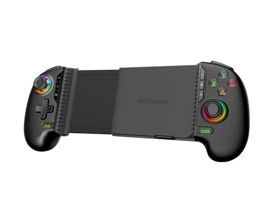 Mars Gaming MGPXPRO Gaming Controller Bluetooth/USB Gamepad analogs / digitāls Android, PC, PlayStation 4, Nintendo Switch 2 / melns Spēļu kontrolieri