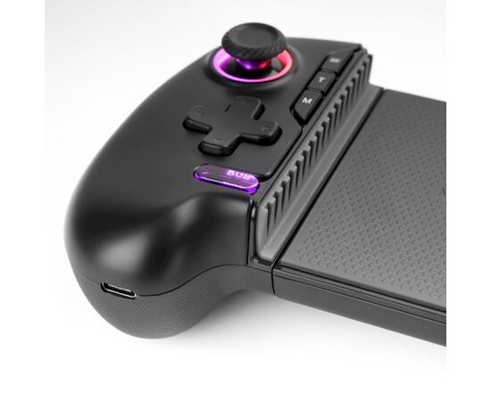 Mars Gaming MGPXPRO Gaming Controller Bluetooth/USB Gamepad analogs / digitāls Android, PC, PlayStation 4, Nintendo Switch 2 / melns Spēļu kontrolieri