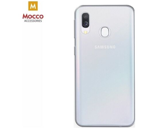 Mocco Ultra Back Case 0.3 mm Aizmugurējais Silikona Apvalks Priekš Samsung A205 Galaxy A20 Caurspīdīgs Neoriģinālie Maciņi
