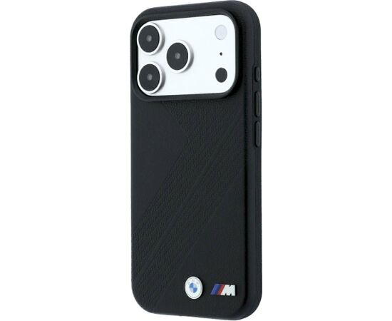 BMW M Tire Track Metal Logo MagSafe Case Aizsargapvalks priekš iPhone 18 Pro Max / 17 Pro Max / melns Neoriģinālie Maciņi