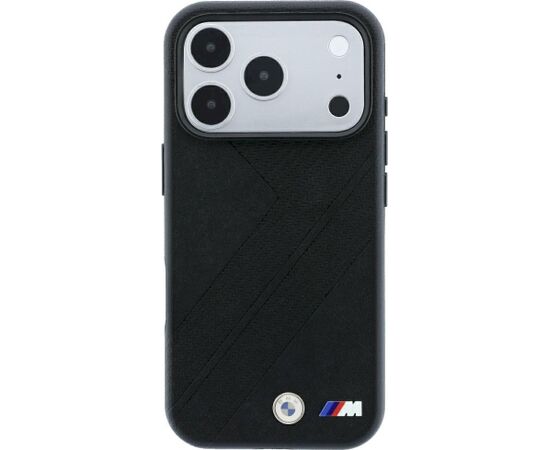 BMW M Tire Track Metal Logo MagSafe Case Aizsargapvalks priekš iPhone 18 Pro Max / 17 Pro Max / melns Neoriģinālie Maciņi