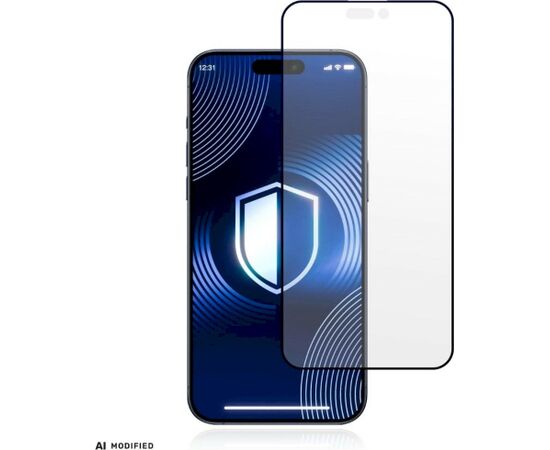 3MK HardGlass Matt Max Aizsargstikls priekš Apple iPhone 18 Pro Max / melns Aizsargstikli planšetdatoriem