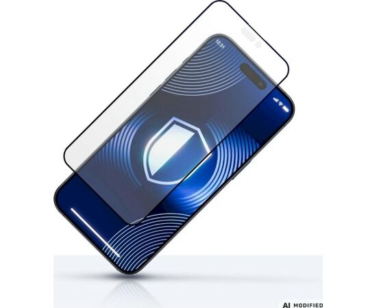 3MK HardGlass Matt Max Aizsargstikls priekš Apple iPhone 18 Pro Max / melns Aizsargstikli planšetdatoriem