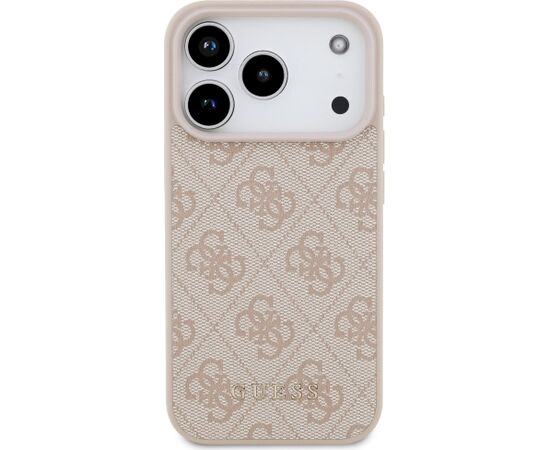 Guess 4G Classic Case Aizsargapvalks priekš iPhone 18 Pro / iPhone 17 Pro / rozā Neoriģinālie Maciņi