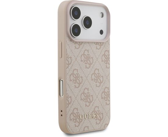 Guess 4G Classic Case Aizsargapvalks priekš iPhone 18 Pro / iPhone 17 Pro / rozā Neoriģinālie Maciņi