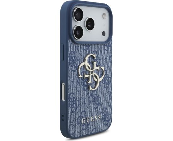 Guess 4G Big Logo Case Aizsargapvalks priekš iPhone 18 Pro / iPhone 17 Pro Max / zils Neoriģinālie Maciņi
