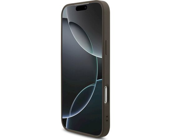 Guess 4G Big Logo Case Aizsargapvalks priekš iPhone 18 Pro / iPhone 17 Pro / brūns Neoriģinālie Maciņi