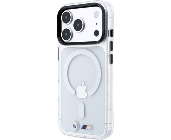 BMW M IML Glossy Metal Logo & Trims MagSafe Case Aizsargapvalks priekš iPhone 18 Pro / 17 Pro / caurspīdīgs Neoriģinālie Maciņi