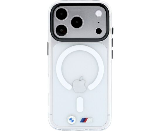 BMW M IML Glossy Metal Logo & Trims MagSafe Case Aizsargapvalks priekš iPhone 18 Pro / 17 Pro / caurspīdīgs Neoriģinālie Maciņi