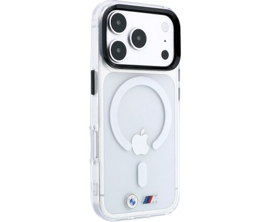 BMW M IML Glossy Metal Logo & Trims MagSafe Case Aizsargapvalks priekš iPhone 18 Pro / 17 Pro / caurspīdīgs Neoriģinālie Maciņi