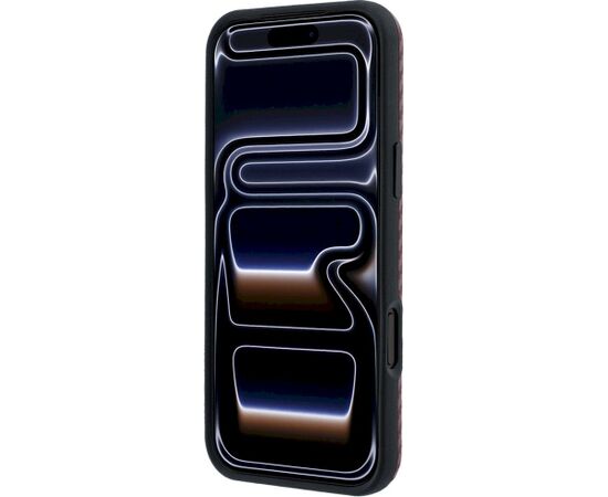 BMW M Carbon Metal Logo MagSafe Aizsargapvalks priekš iPhone 18 Pro / 17 Pro / bordo Neoriģinālie Maciņi