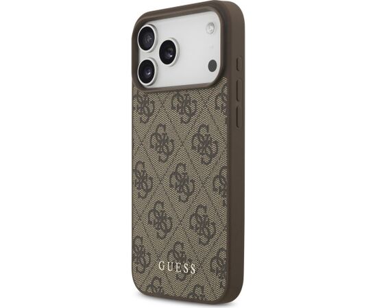 Guess 4G Classic Case Aizsargapvalks priekš iPhone 18 Pro Max / iPhone 17 Pro Max / brūns Neoriģinālie Maciņi