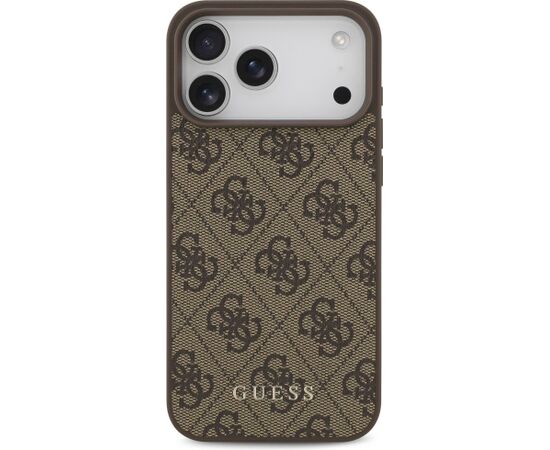 Guess 4G Classic Case Aizsargapvalks priekš iPhone 18 Pro Max / iPhone 17 Pro Max / brūns Neoriģinālie Maciņi