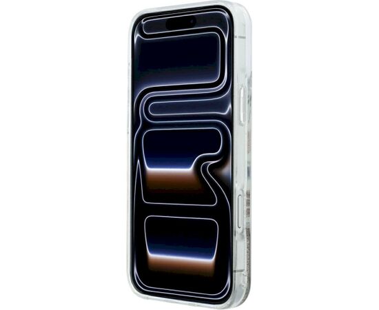 Karl Lagerfeld Liquid Glitter Beach & Sand Case Aizsargapvalks priekš iPhone 18 Pro Max / iPhone 17 Pro Max / bēšs Neoriģinālie Maciņi