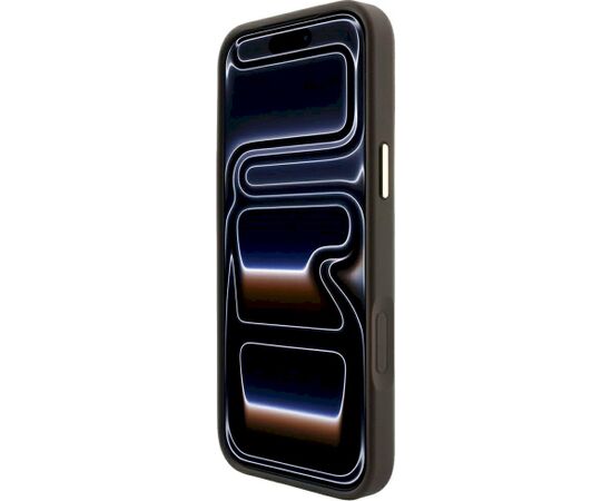 Guess 4G with Stripe Round and Classic Logos MagSafe Aizsargapvalks priekš iPhone 18 Pro / iPhone 17 Pro / brūns Neoriģinālie Maciņi