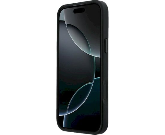 Mercedes Leather 3D MagSafe Aizsargapvalks priekš iPhone 18 Pro Max / 17 Pro Max / melns Neoriģinālie Maciņi