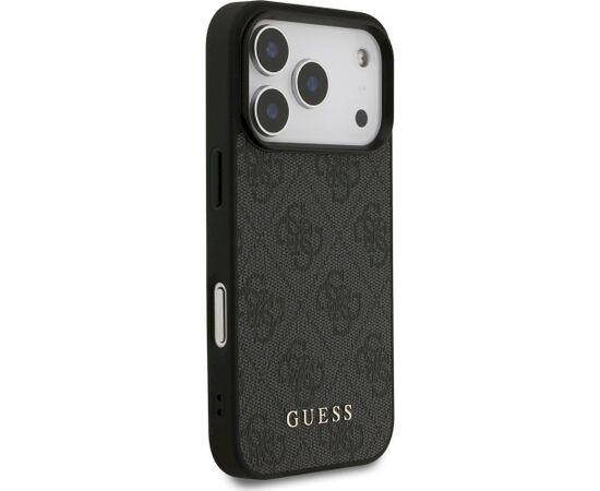 Guess 4G Classic Case Aizsargapvalks priekš iPhone 18 Pro / iPhone 17 Pro / melns Neoriģinālie Maciņi