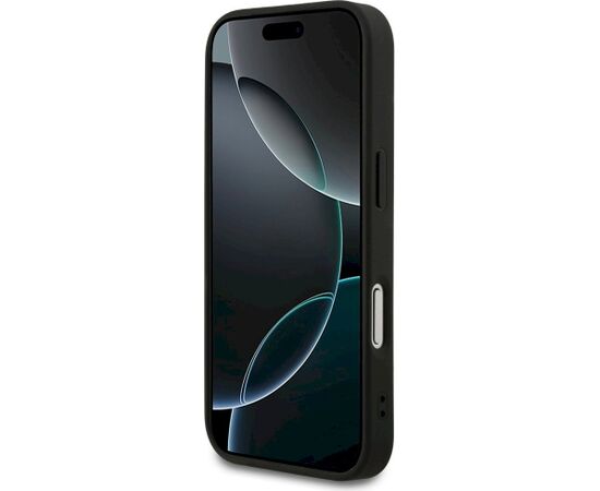 Guess 4G Classic Case Aizsargapvalks priekš iPhone 18 Pro / iPhone 17 Pro / melns Neoriģinālie Maciņi